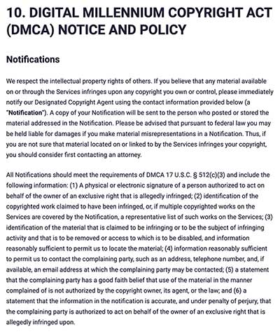 termly-terms-of-use-dmca-example