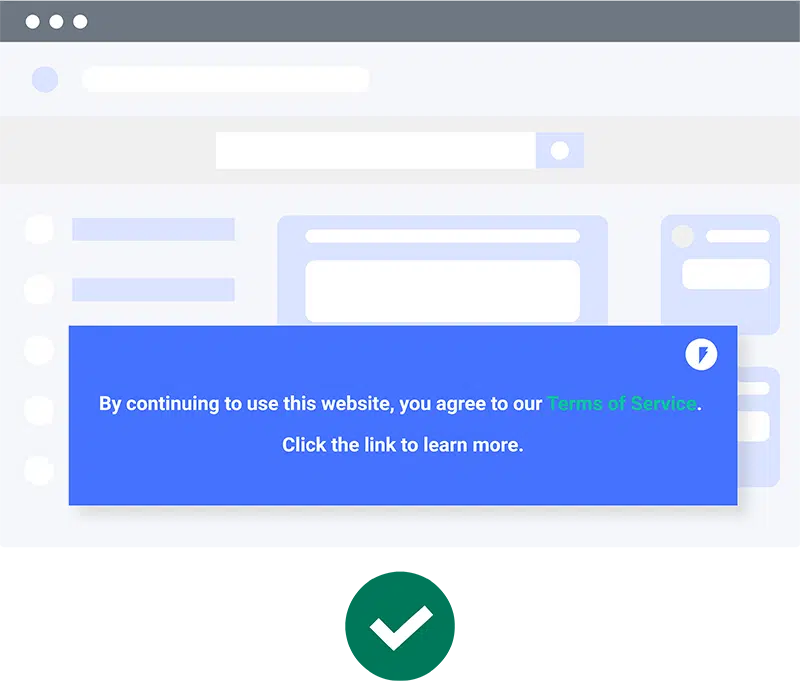 what a browsewrap agreement looks like